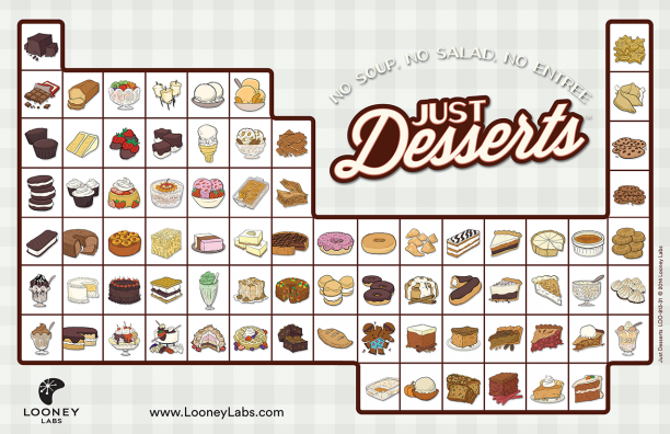 Just Desserts Poster (Table) | Looney Labs